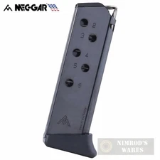 Mec-Gar WALTHER PPK 380ACP 6 Round Magazine + Finger Rest MGWPPKFRB FAST SHIP