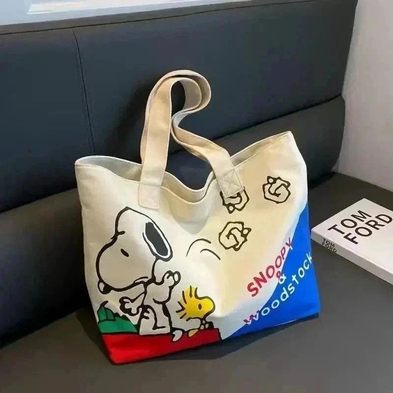 2025 New Starbucks Snoopy Tote Bag Shoulder Bag WHITE/GREEN Color-Free Shipping