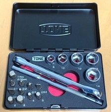 TONE Socket Wrench Set MIX21620MBK Made in Japan Used
