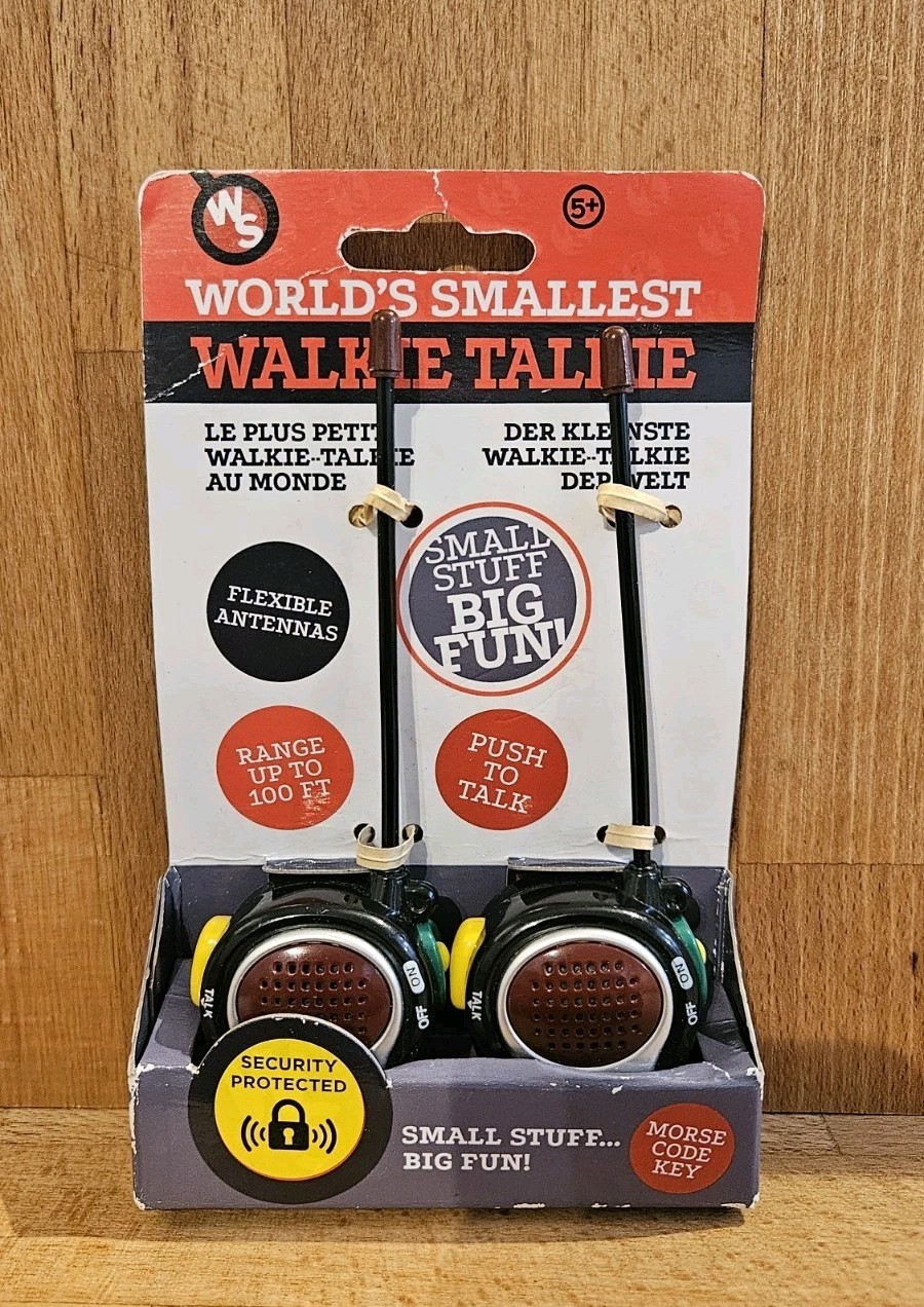 Brand New - World's Smallest Walkie Talkie Communication Toy - Morse Code Key