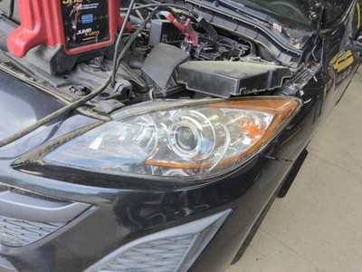 Driver Headlight Gx Halogen Chrome Projector Bezel Fits 10-13 MAZDA 3 598875