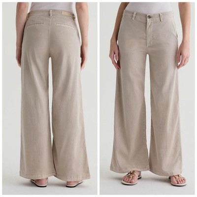 Adriano Goldschmied AG Caden Wide Leg Pants In Taupe Size 28