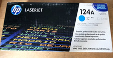 HP 124A Cyan Original LaserJet Toner Cartridge - Q6001A NEW SEALED