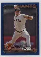 2024 Topps Series 1 Retail Royal Blue Logan Webb #4 1u6