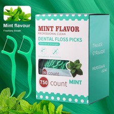 Portable Mint Floss Picks Dental Stick Disposable Oral Care Interdental Cleaning