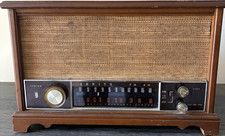 Zenith Tube Radio Model 58040 Wood Cabinet AM/FM Collectible