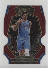2022 Panini Select Premier Level Maroon Prizm Die-Cut 116/175 Christian Wood a3q