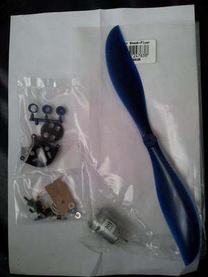 Power Set Shockflyer kpl mit Getriebe,Prop 10X5,5 u.w. Neu,Ikarus 2021001