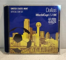 1994-P USA World Cup Clad Half Dollar 50c ~ PROOF ~ Dallas ~ CD Case