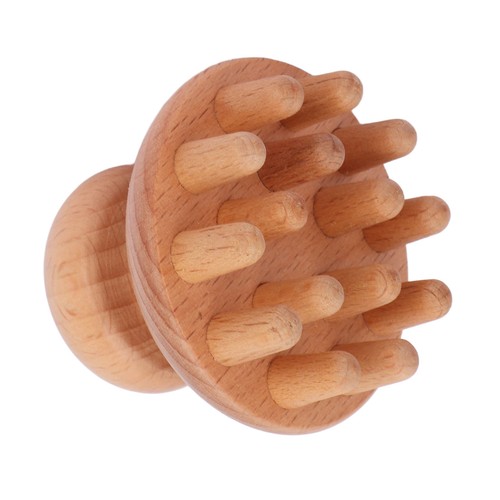 Wood Mushroom Massager Promote Circulation Clear Meridians Portable Manual M FAD - Picture 4 of 22