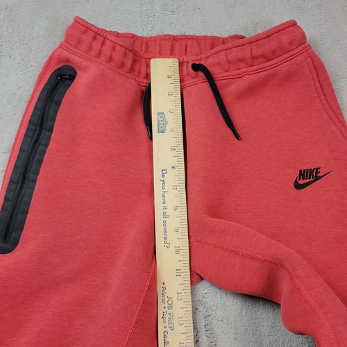 Nike Sportswear Tech Fleece Joggers Boys Large Red Pockets Gym Sports FD3287 - 第 9/10 張圖片