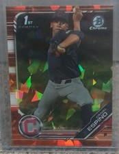 2019 Bowman Draft Chrome Sapphire Daniel Espino Orange Refractor /25 