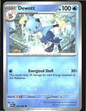 Dewott 022/086 Pokemon Svasato Bianco Comune Quasi Nuovo