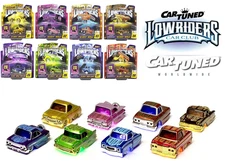 CarTuned 1:64 Lowriders SHOW GLOW Series 1 Assortment 8 Car Set, Factory Seal