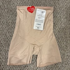 Cupid Hi-Waist Thigh Slimmer Women's Size 3XL TAN/NUDE Shapewear Tummy Tuck Firm