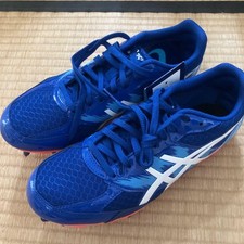 Asics Men Spike Shoes Blue 8.0US Unused Durable Track  Field