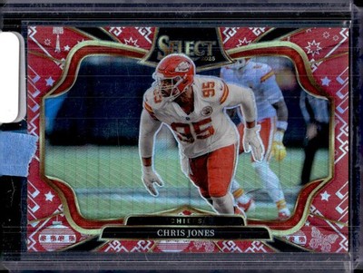 2025 Panini Select #409 Chris Jones Lucky Envelope #/8