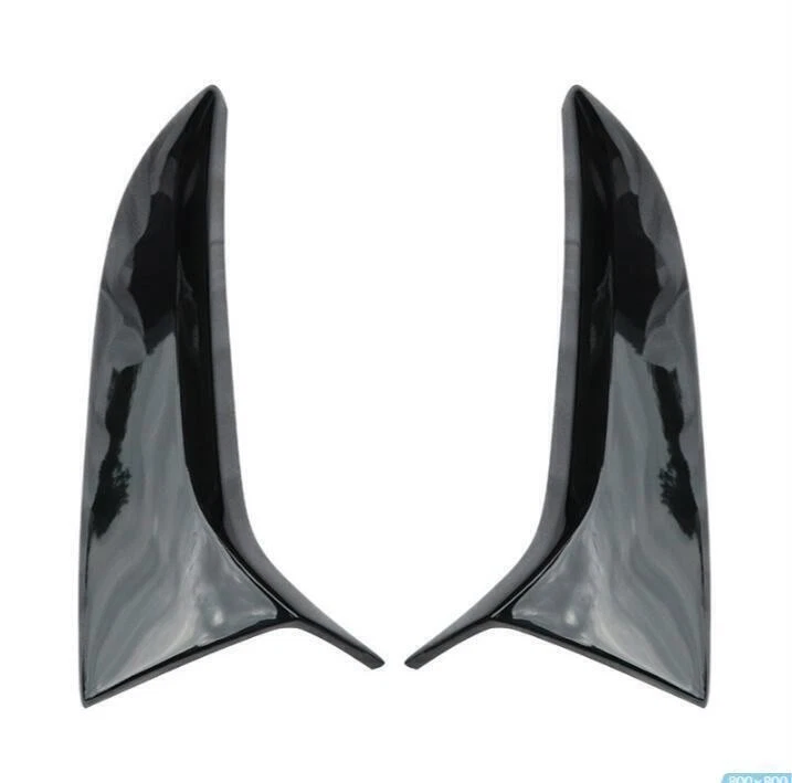 Para Subaru Crosstrek 2024+ Negro Ventana Trasera Alerón Lateral Cubierta Ala Tapicería A Foto 2 de 4