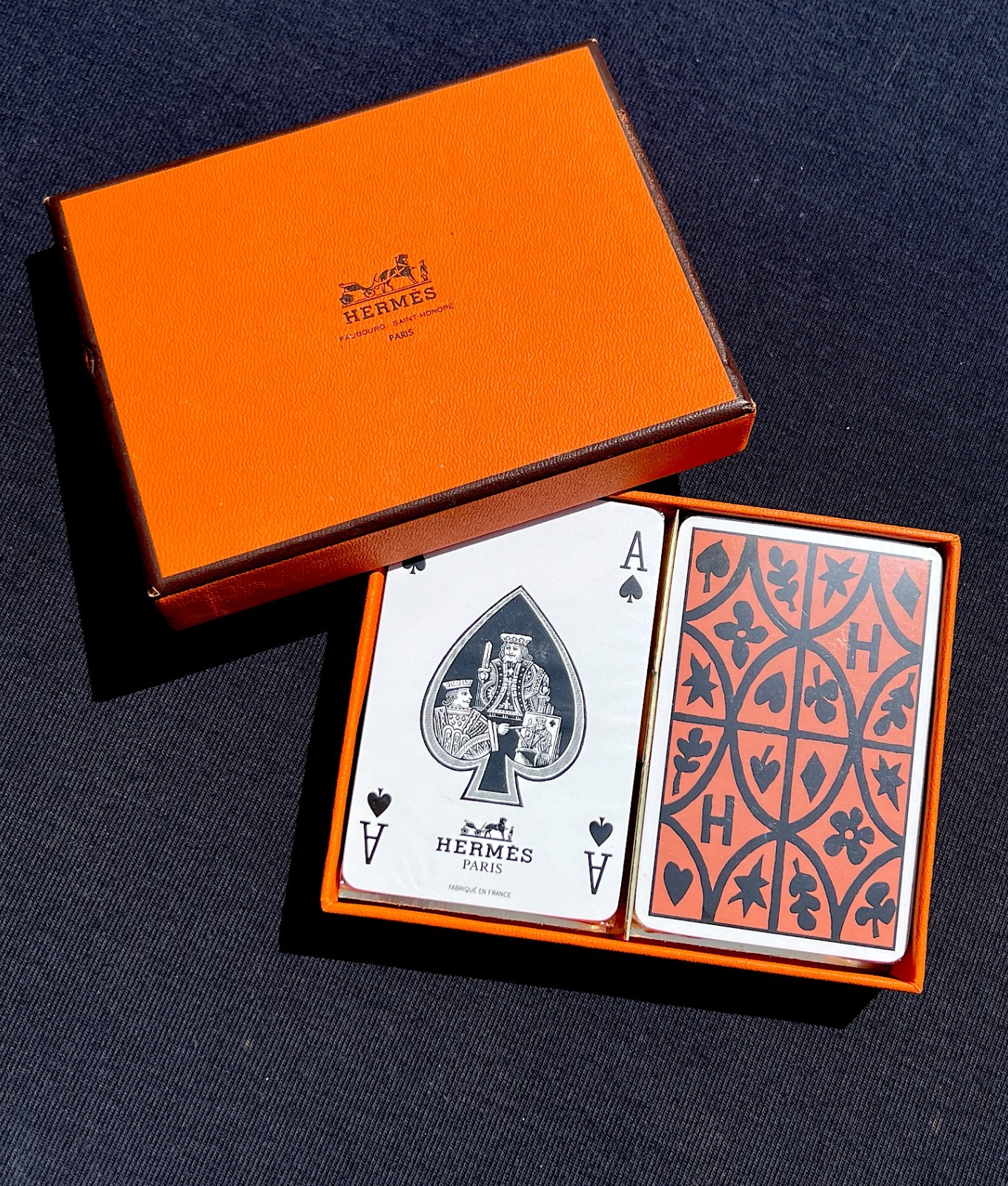 Carte da Gioco Hermès Paris con Scatola
