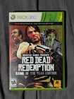 Red Dead Redemption Game of the Year - Xbox 360 w/ MANUAL + MAP **READ DESC**