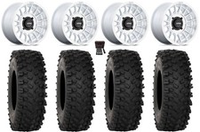 Kmc Impact 15 Wheels Machined 32 Atx470 Tires Honda Pioneer 1000 Talon