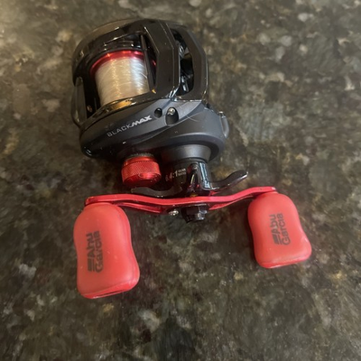 #ad #ad Abu Garcia Black Max Reel 6.4:1 Ratio 5 Ball Bearing Fishing $32.99