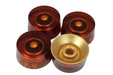 Amber Speed Knobs for USA Les Paul Guitar, ES, SG USA pots NEW