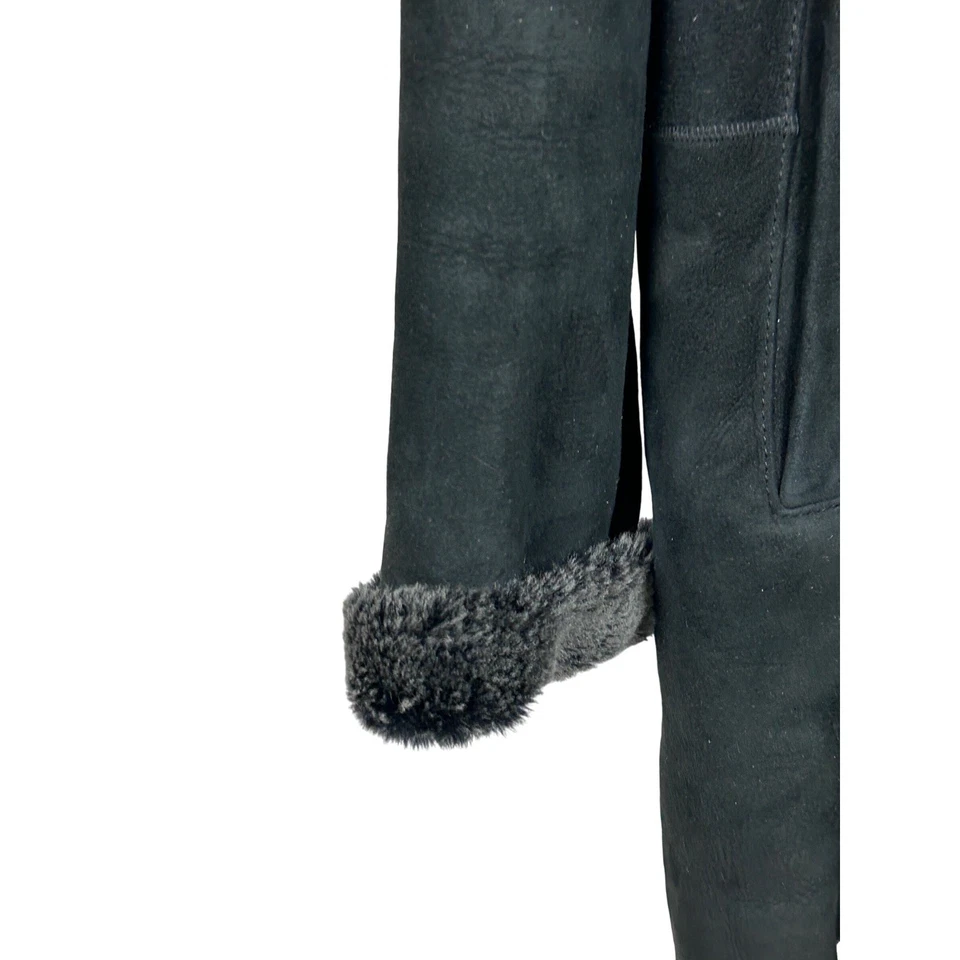 Cole Haan студии из овчины стриженный мех с подкладкой зимнее пальто размер L - Изображение 4 из 4