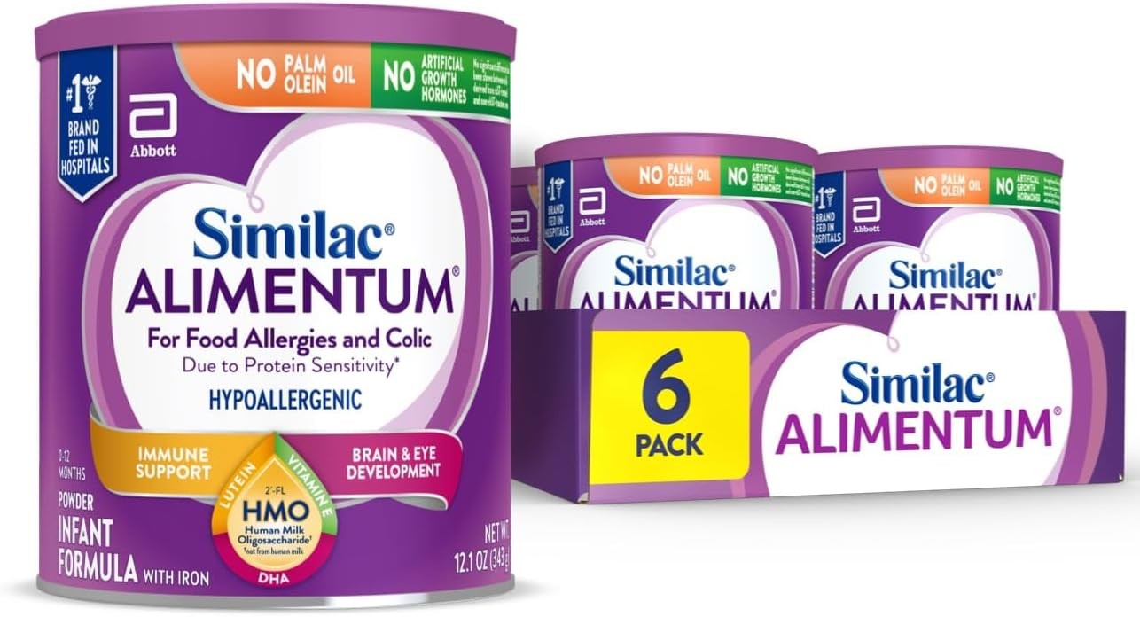 Similac Alimentum Hypoallergenic Infant Formula 12.1 oz X 6 