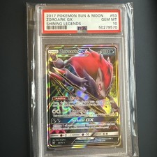 2017 Pokémon Shining Legends Zoroark-GX Card #53/73 PSA 10