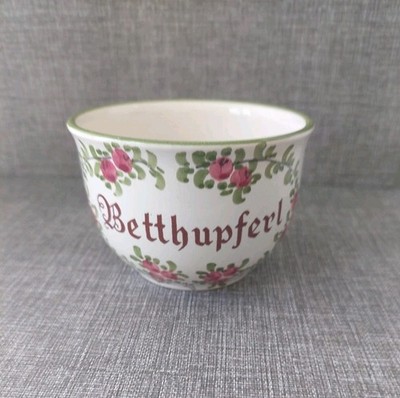 Schale Betthupferl, Vogt Keramik, Kochel, Handbemalt  Vintage Keramikschale 