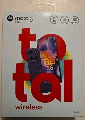 NEW! SEALED Motorola Moto G 2025, 5G, 64GB, Prepaid Smartphone