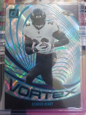 DERRICK HENRY 2024 Donruss Vortex Cosmic #/100 SP Baltimore Ravens #VOR-DHE HOF