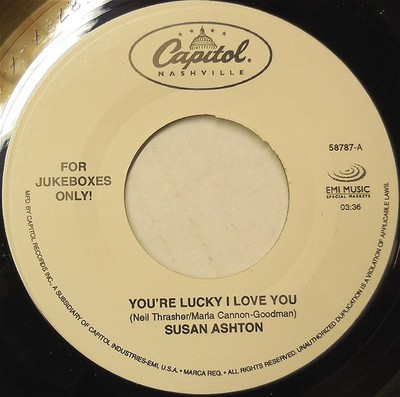 Susan Ashton - You're Lucky I Love You (7'', Single)