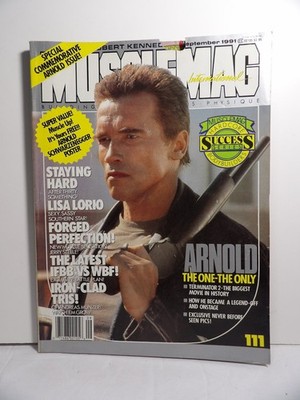 MuscleMag International Magazine September 1991 111 Arnold Schwarzenegger Poster