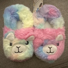 Toddler Infant Kids Baby Warm Shoes Boys Girls Cartoon Soft-Soled Slippers