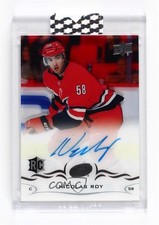2018-19 Upper Deck Clear Cut Rookies Nicolas Roy #CCR-NR Auto 8tn