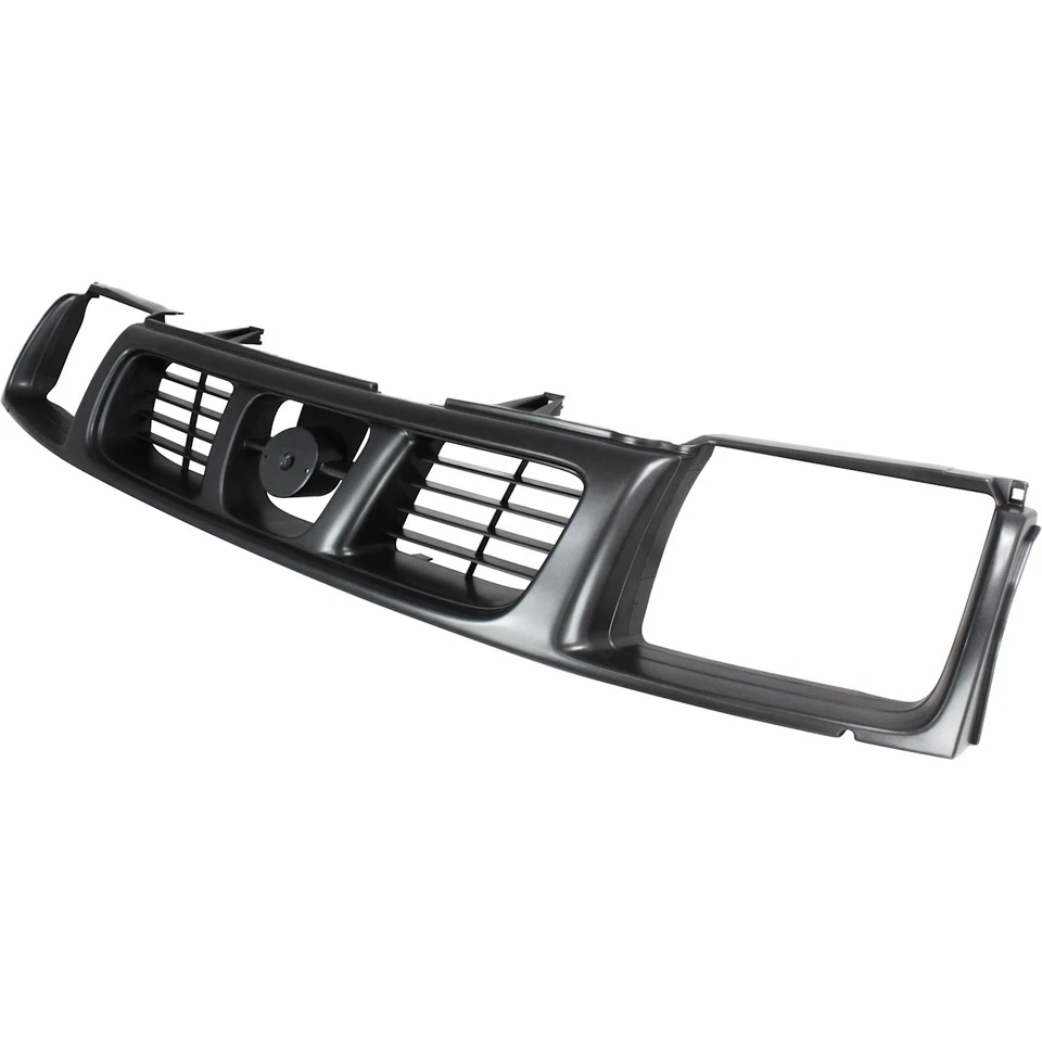 Rejilla para Nissan Frontier 1998-2000 plástico negro carcasa e inserto Foto 2 de 4