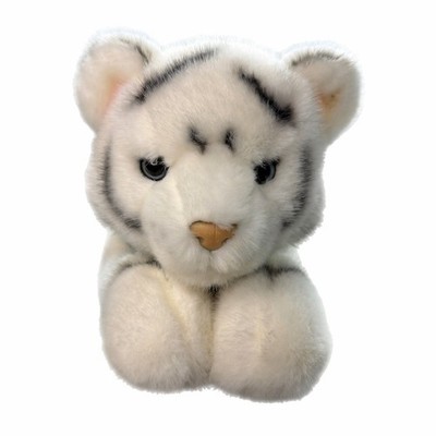 Douglas Silky Cuddle Toy White Tiger Cub Plush Stuffed Animal Floppy 15 Inch