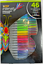 BIC Intensity Permanent Markers 46 Count Metallic, Ultra Fine, Fine WC9SM275