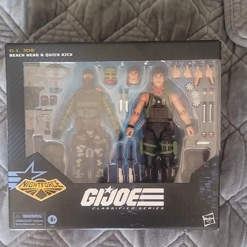 Hasbro G.I. Joe Classified Series Beach Head & Quick Kick Collector's Edition
