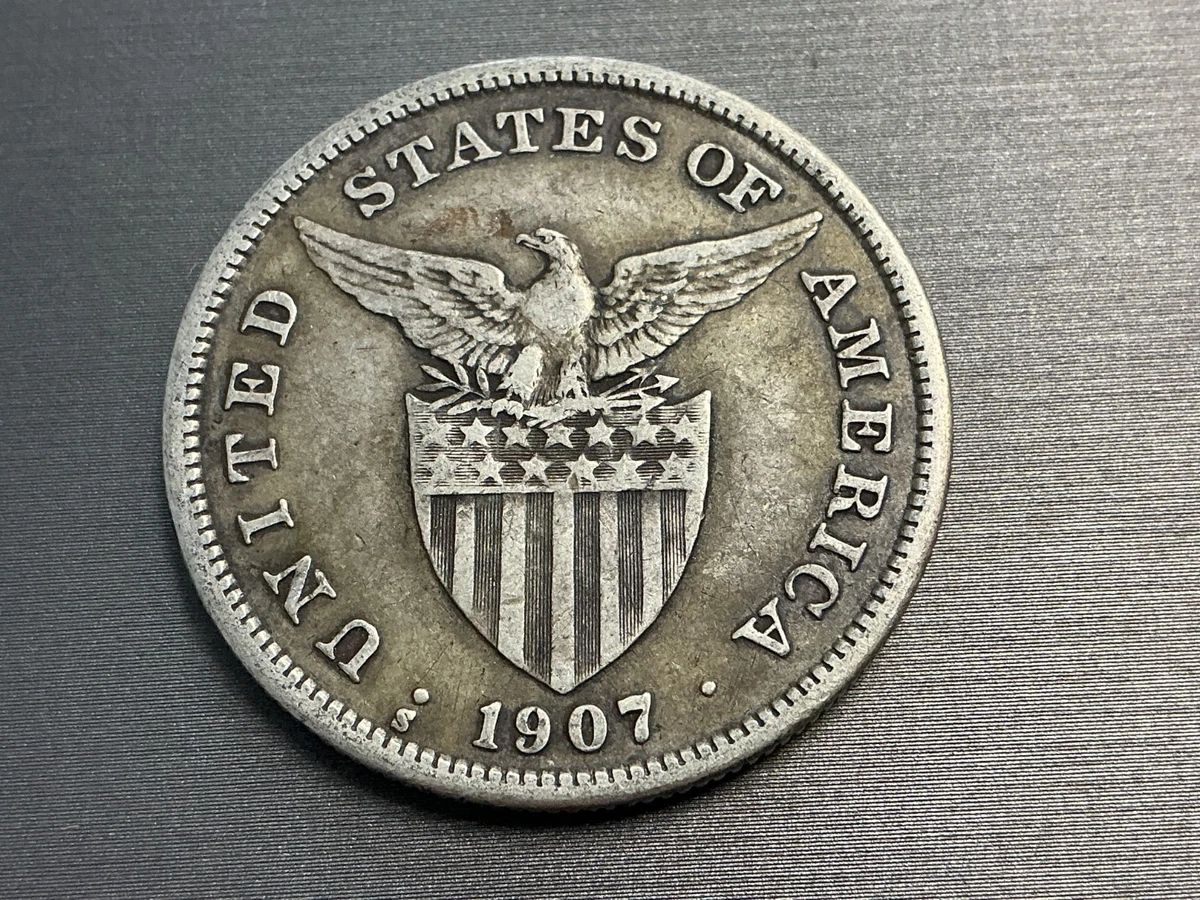 Silver 1907 Year U.S. Philippine Coins (1898-1946) for sale | eBay
