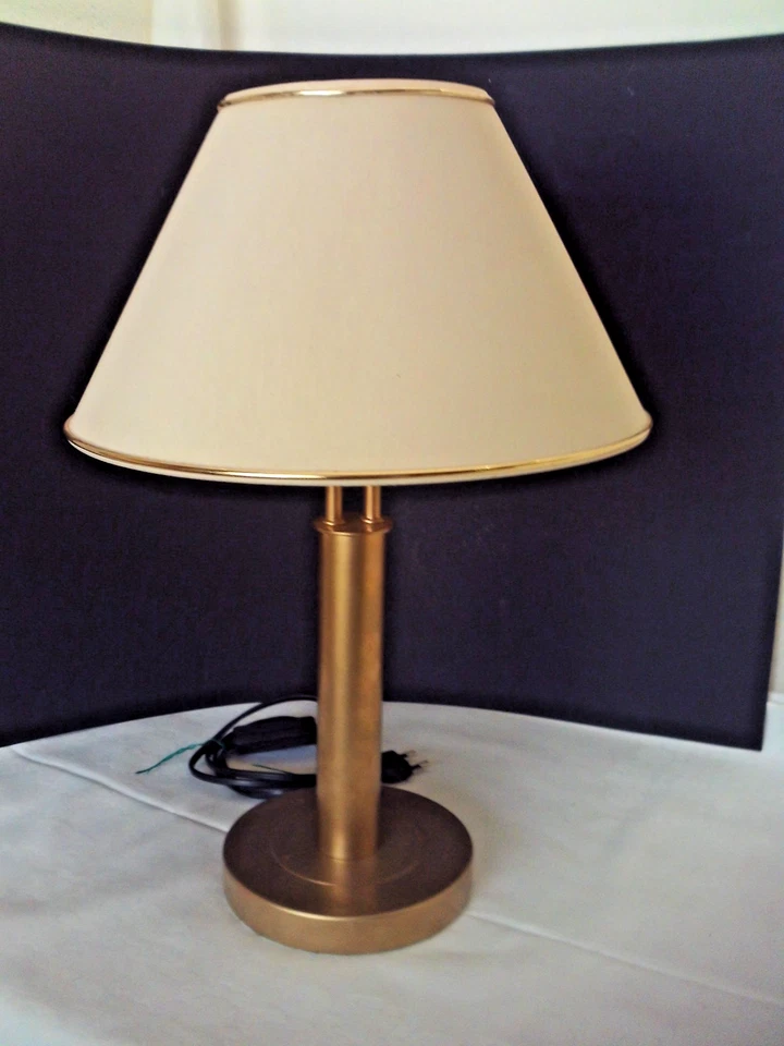 Tischlampe Vintage Tischleuchte Beistell Leuchte Nachttischlampe Retro 2.flammig - Bild 1 von 4
