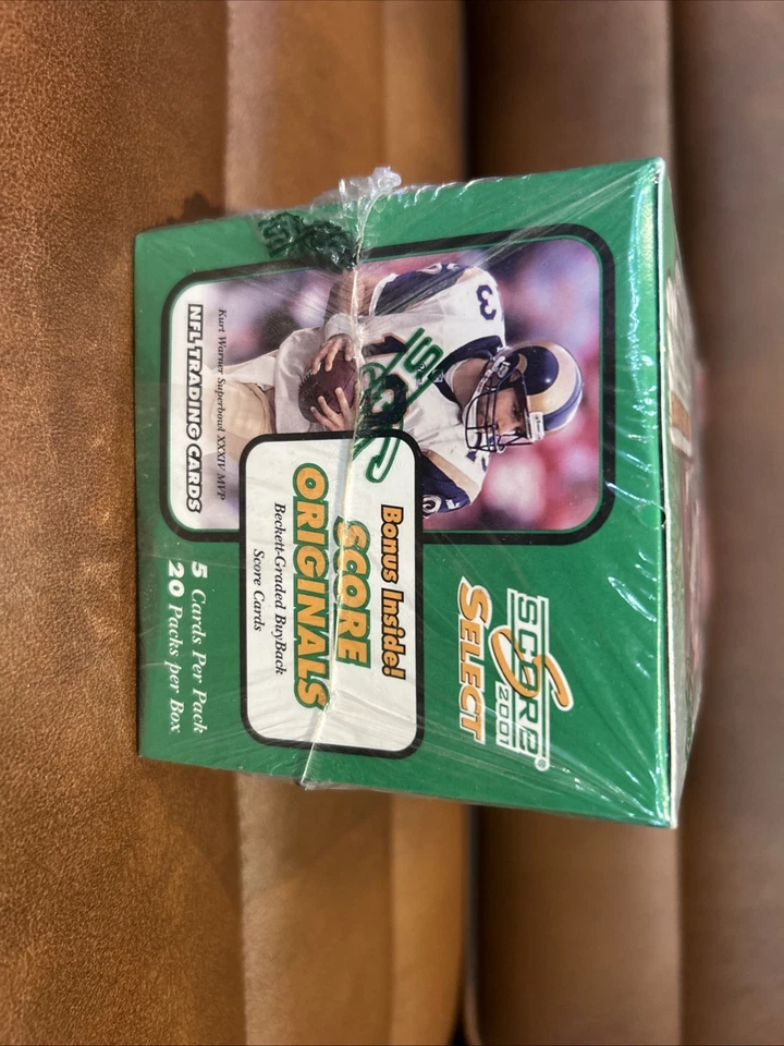 Score 2001 Football Sealed (Drew Brees/Mike Vick RC) - Image 3 of 4