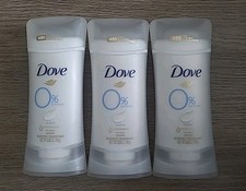 3 Dove 0 SENSITIVE Deodorant Stick Solid Women Aluminum Free 2.6 Oz Ea B3-D17 