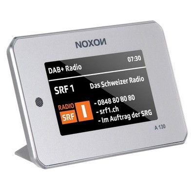 Noxon A 130 Silber - Audio Adapter DAB+/UKW & Internet-Radio - Spotify - BT