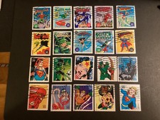ICOLLECTZONE US 4084a-t Super Hero’s Complete Set VF used  (1)