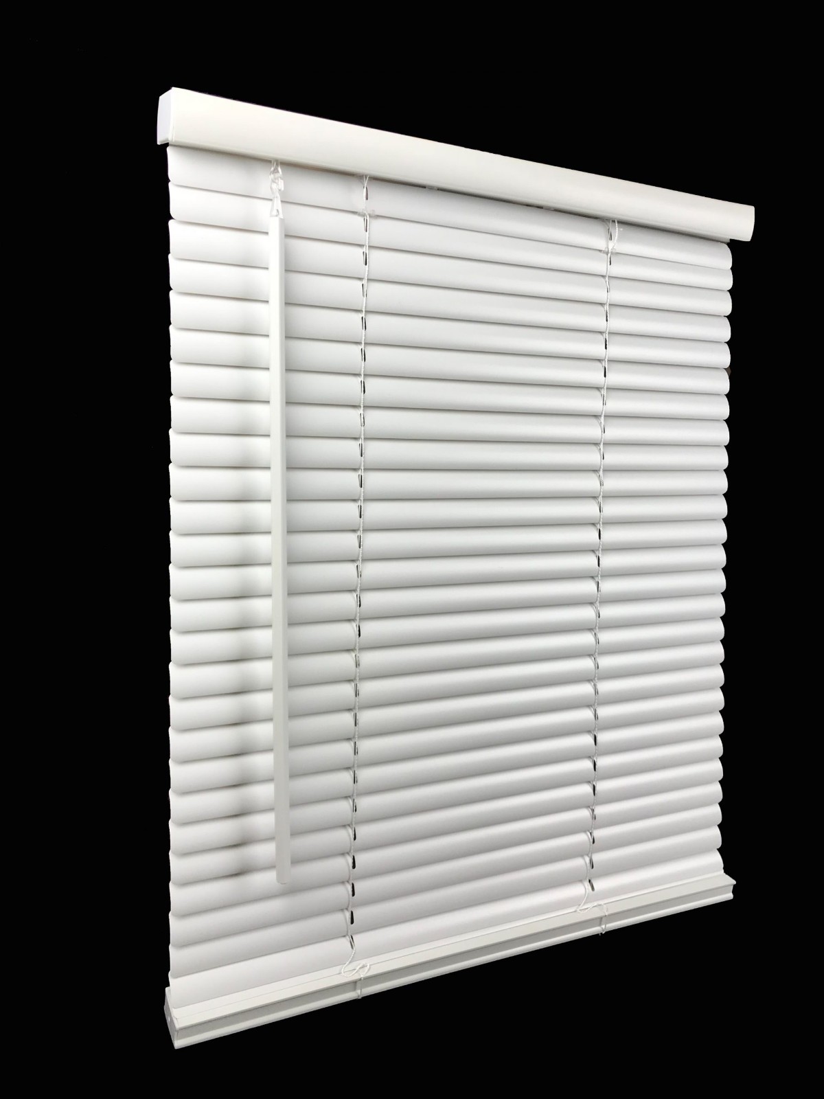 1" Vinyl Mini Blinds - White (30" × 72")