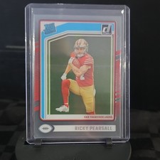 2024 Panini Clearly Donruss Ricky Pearsall #65 Rated Rookie San Francisco 49ers