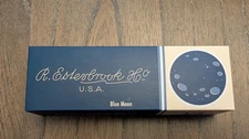 Esterbrook Estie Blue Moon Button-Piston Fountain Pen - Fine Flex Nib